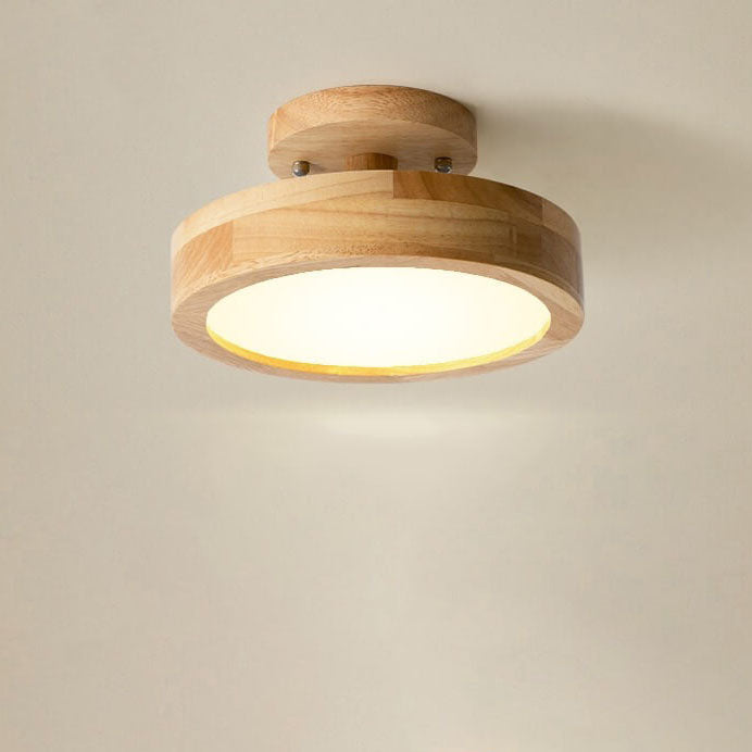 Nordic Log Round LED-Halbeinbau-Deckenleuchte - Renzy