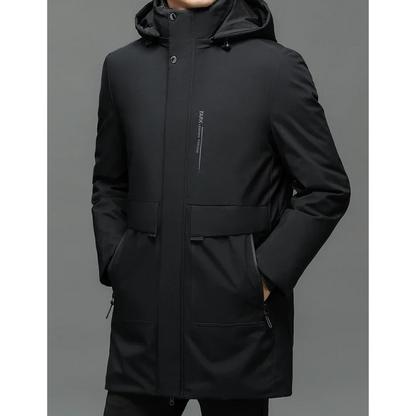 Herren Parka Winterjacke Winddicht mit Warmem Innenfutter | Deanton