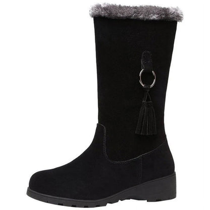 Lange Winterstiefel mit Fellfutter | Benarie