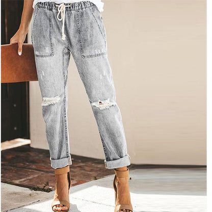 Coralia | Distressed-Jeanshose