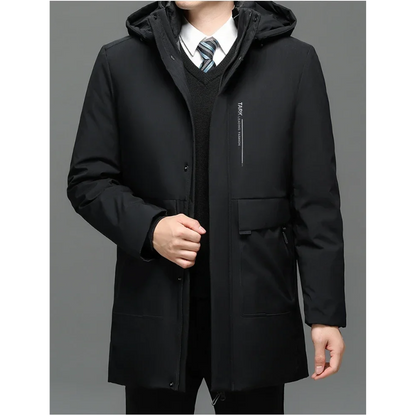 Herren Parka Winterjacke Winddicht mit Warmem Innenfutter | Deanton