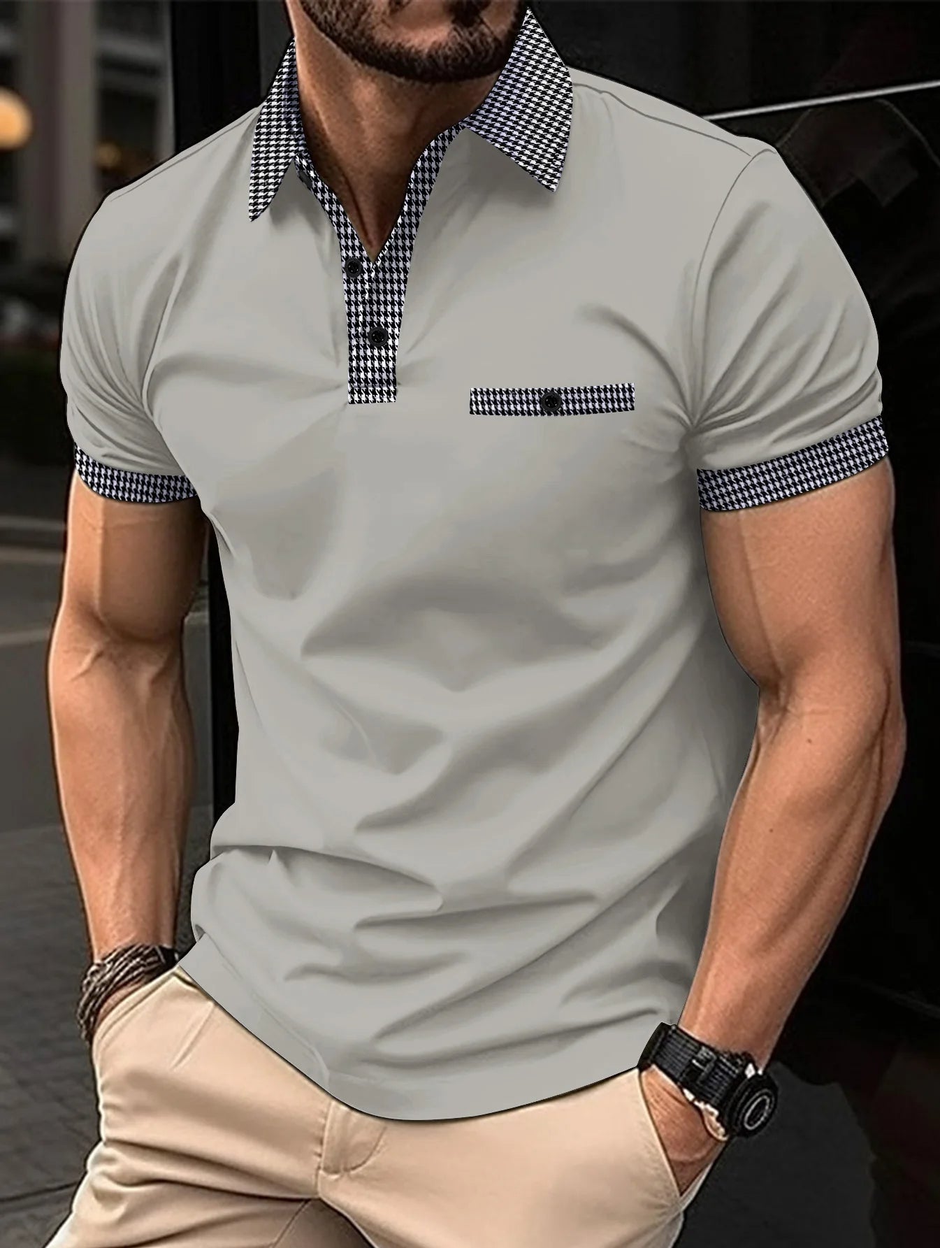 Slim-Fit-Poloshirt für Herren | Rainiero