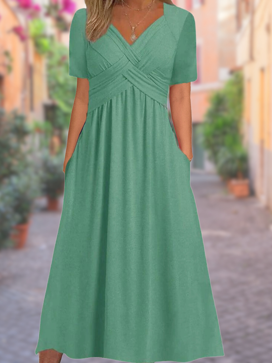 V-Ausschnitt Sommerkleid | Sellyn