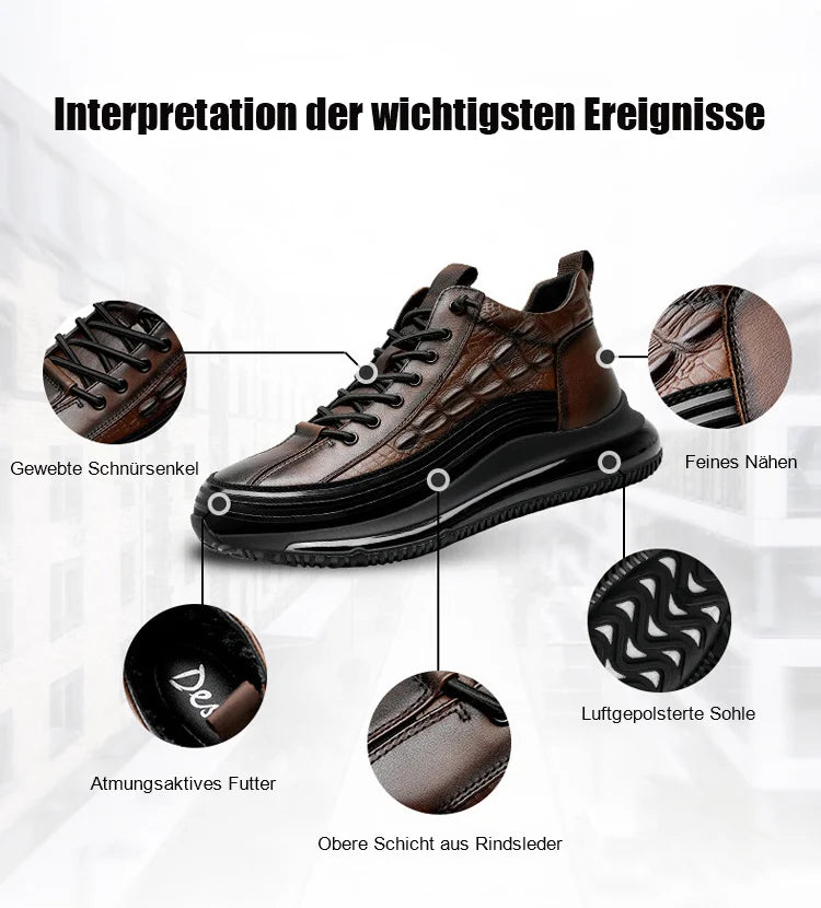 Eleziar | Leichte orthopädische Laufschuhe für Herren