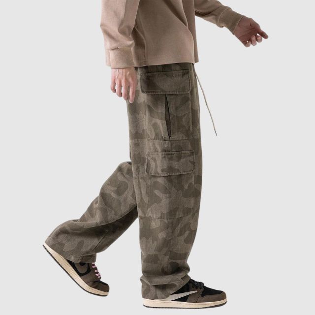 Ignazo | Camouflage-Cargohose für Herren