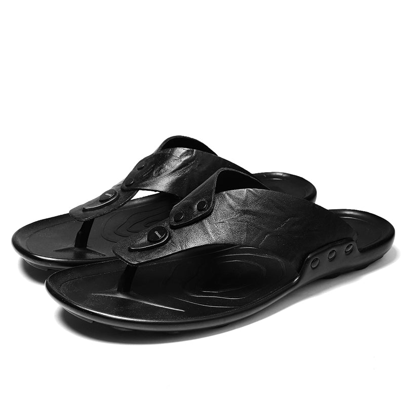 MannSpire | Robuste Ledersandalen für Herren