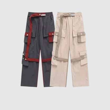 Masono | Utility-Cargohose mit verstellbaren Trägern für Damen