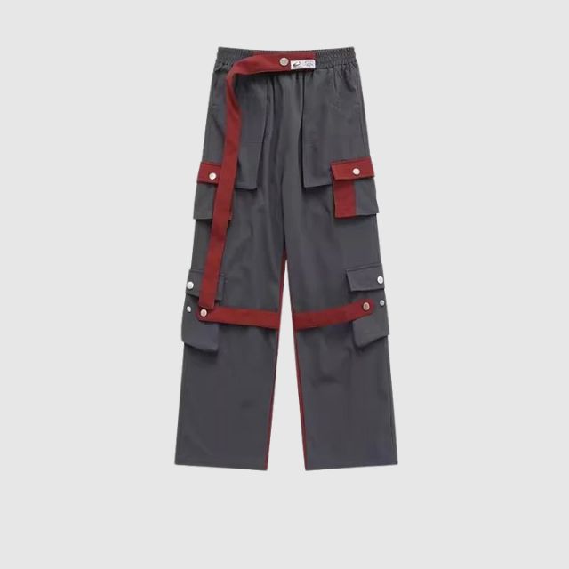 Masono | Utility-Cargohose mit verstellbaren Trägern für Damen