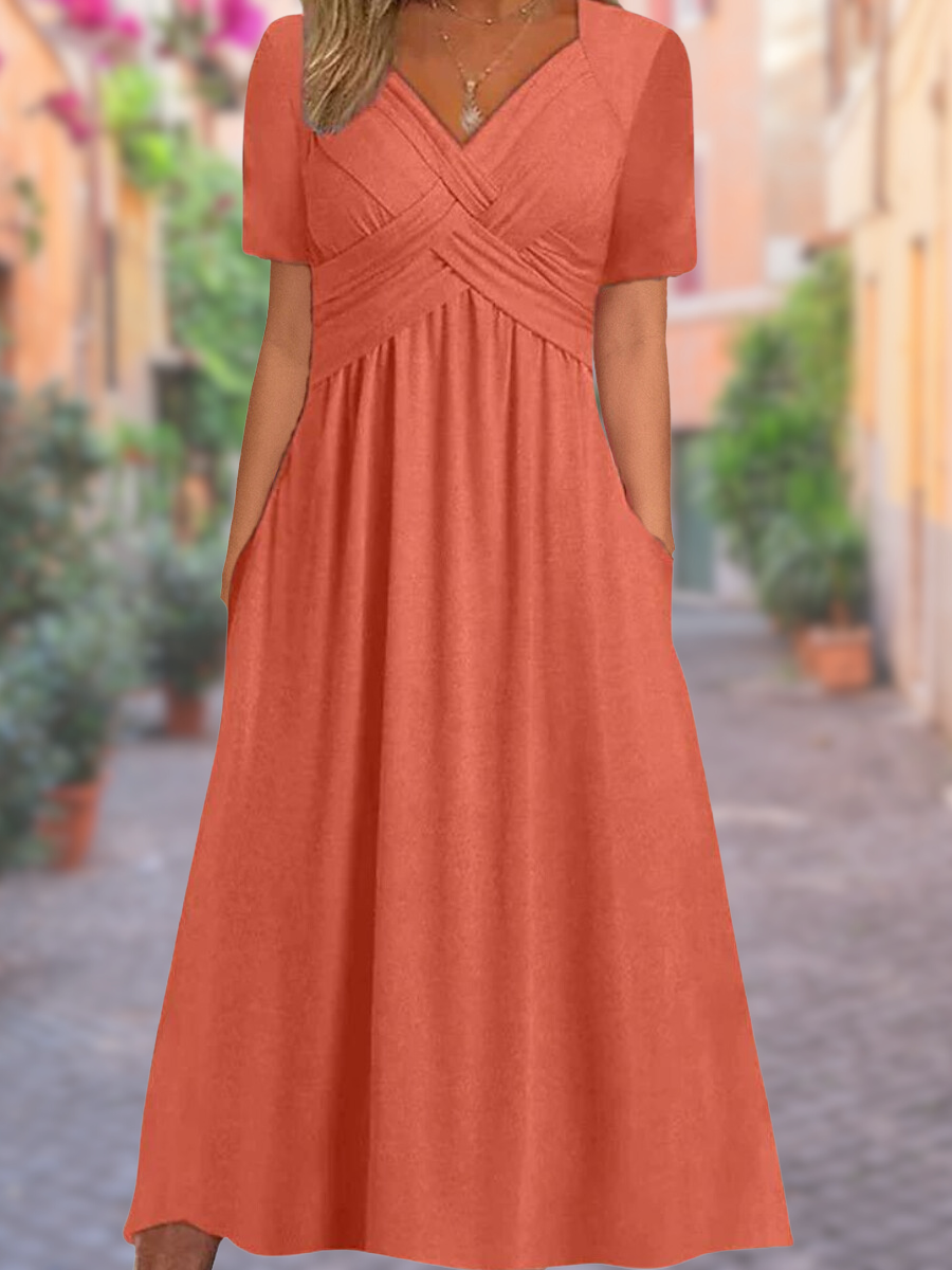 V-Ausschnitt Sommerkleid | Sellyn