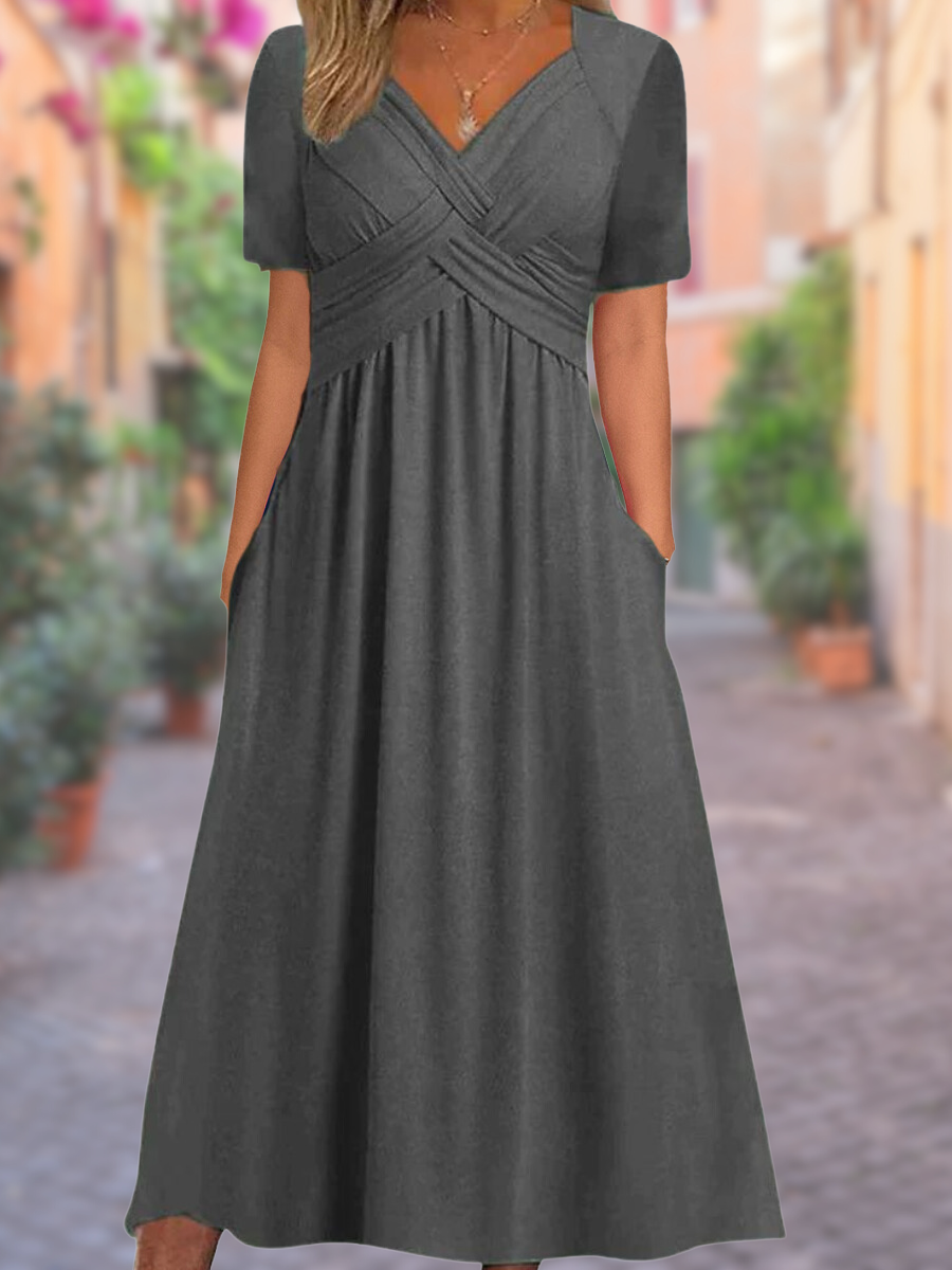 V-Ausschnitt Sommerkleid | Sellyn