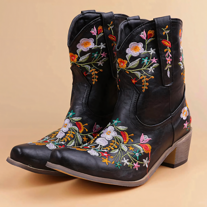 Carlyra | Wetterfeste Cowgirl-Vintage-Stiefel