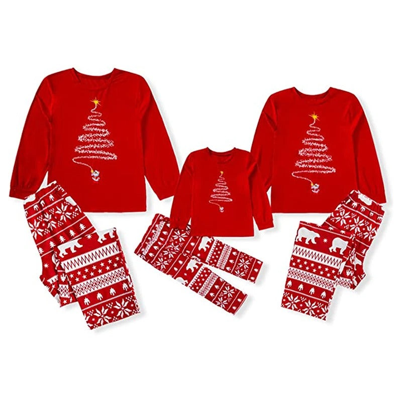 Familienmode Passendes Pyjama-Set für Weihnachten | FamPajama