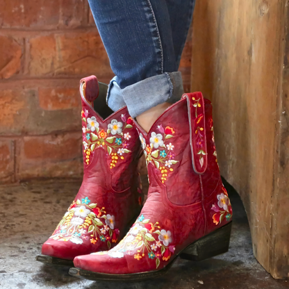 Carlyra | Wetterfeste Cowgirl-Vintage-Stiefel