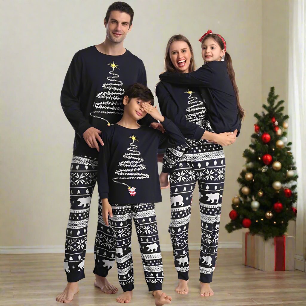 Familienmode Passendes Pyjama-Set für Weihnachten | FamPajama