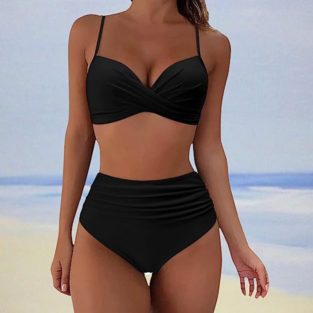 Modischer Bikini mit hoher Taille | Calexia