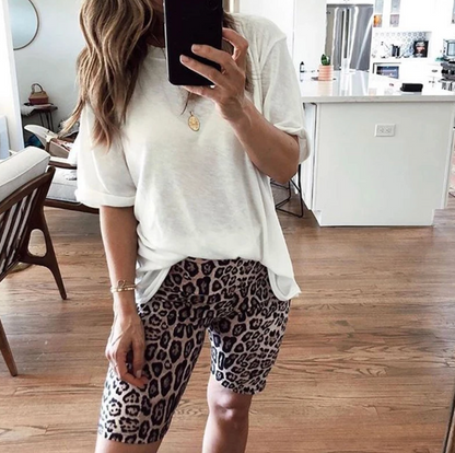 Bariza | Radlerhose mit Animal-Print