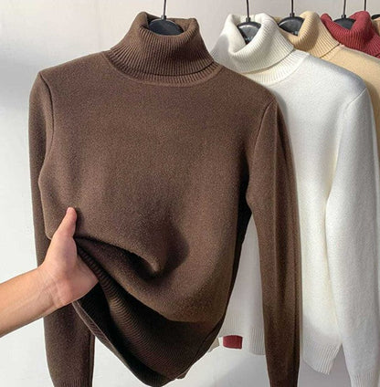 Maxi-Komfortpullover mit Rollkragen | Paliena