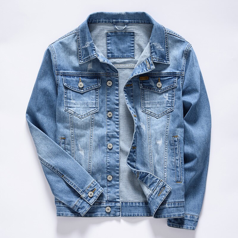 Jakero | Retro Urban Denim Herrenjacke