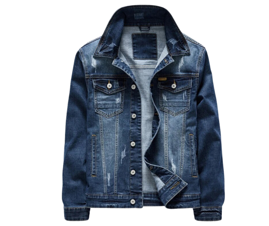 Jakero | Retro Urban Denim Herrenjacke