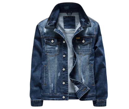 Jakero | Retro Urban Denim Herrenjacke