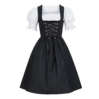 Fabianna | Dirndl Bayerisches Oktoberfest Trachtenkleid mit Schürze