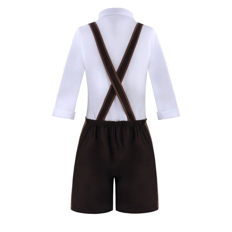 Oktoberfest Hosenträger Lederhosen und Hut Kostüm Outfit | Jackson