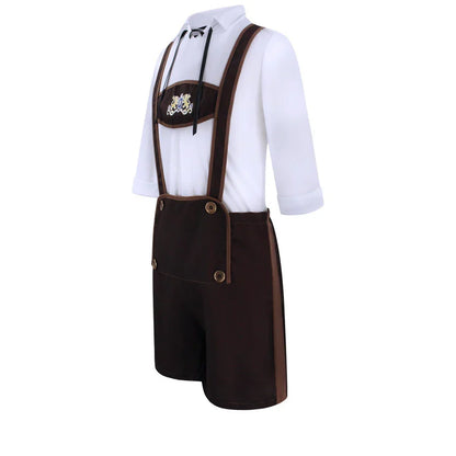 Oktoberfest Hosenträger Lederhosen und Hut Kostüm Outfit | Jackson