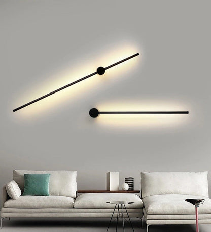 Urbane, moderne, minimalistische LED-Linear-Wandleuchte - Linely