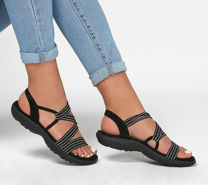 Flache Sommersandalen für Damen | Amshena