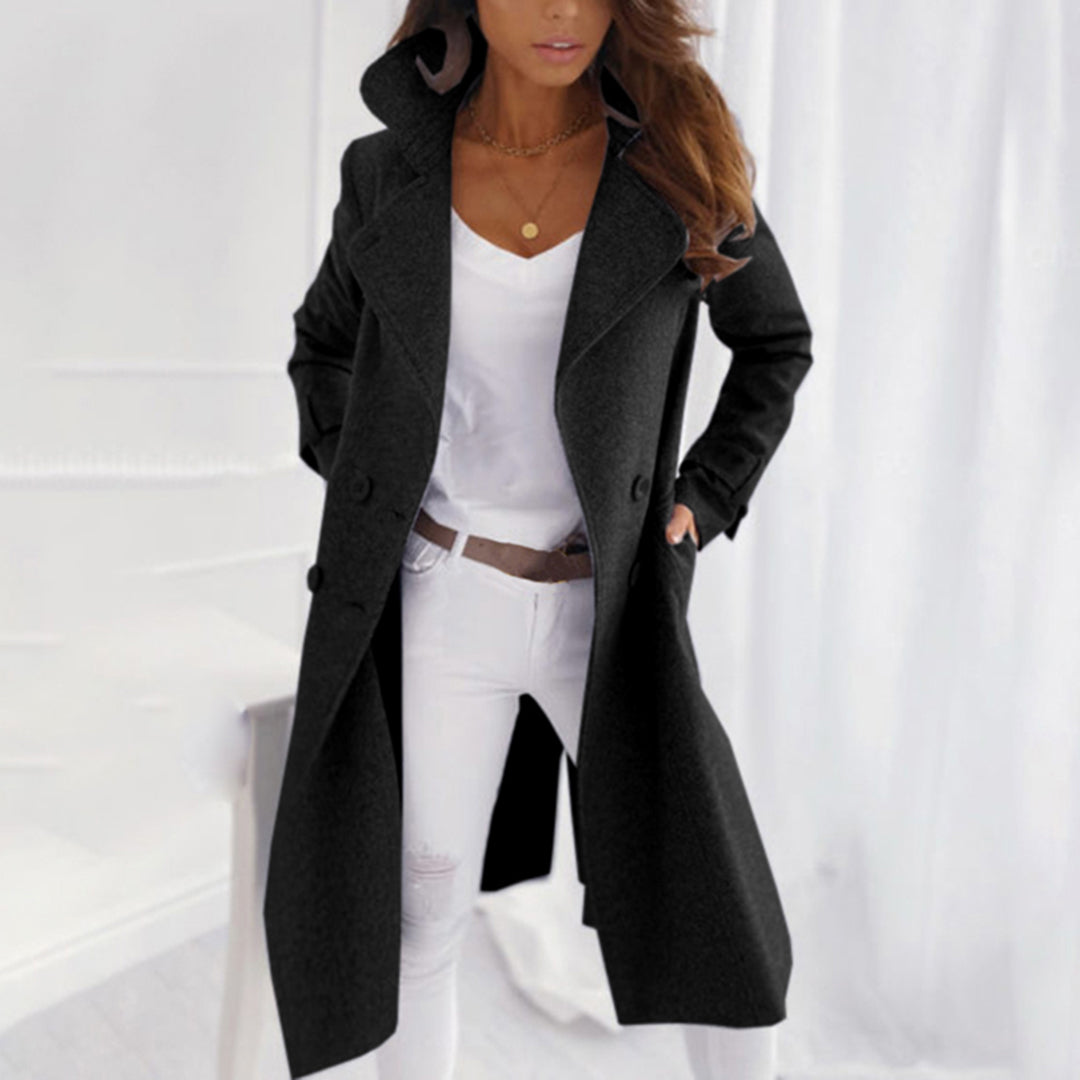 Eleganter langer Trenchcoat für Damen | Taniya