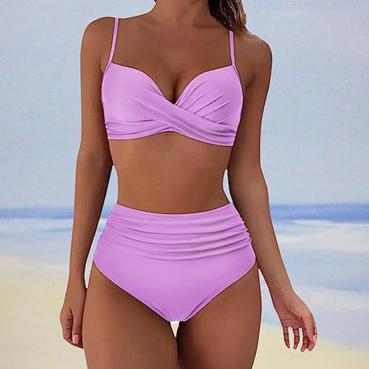 Modischer Bikini mit hoher Taille | Calexia