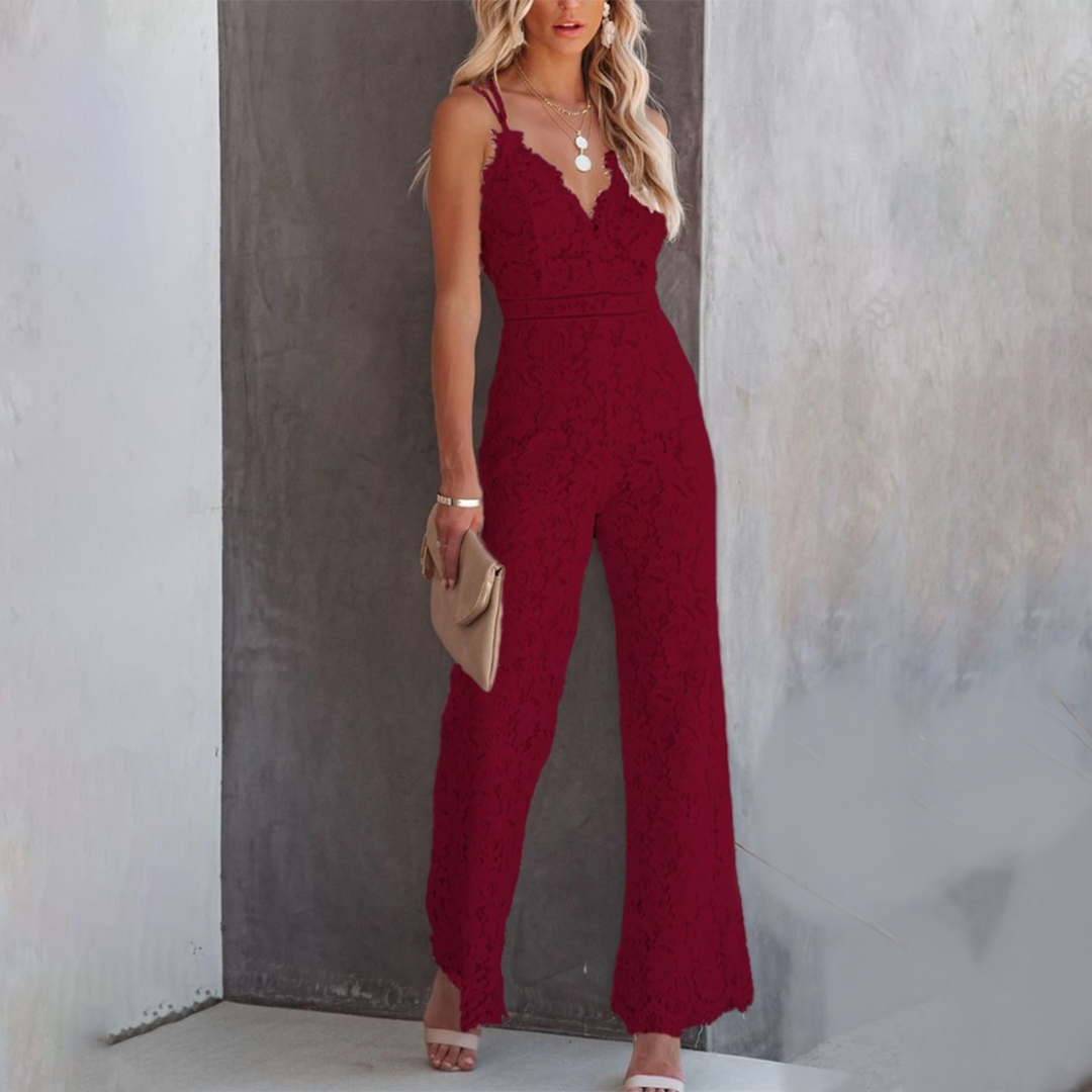 Tamy | Eleganter ärmelloser Jumpsuit