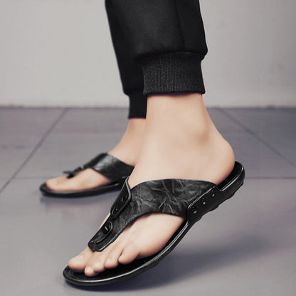 MannSpire | Robuste Ledersandalen für Herren