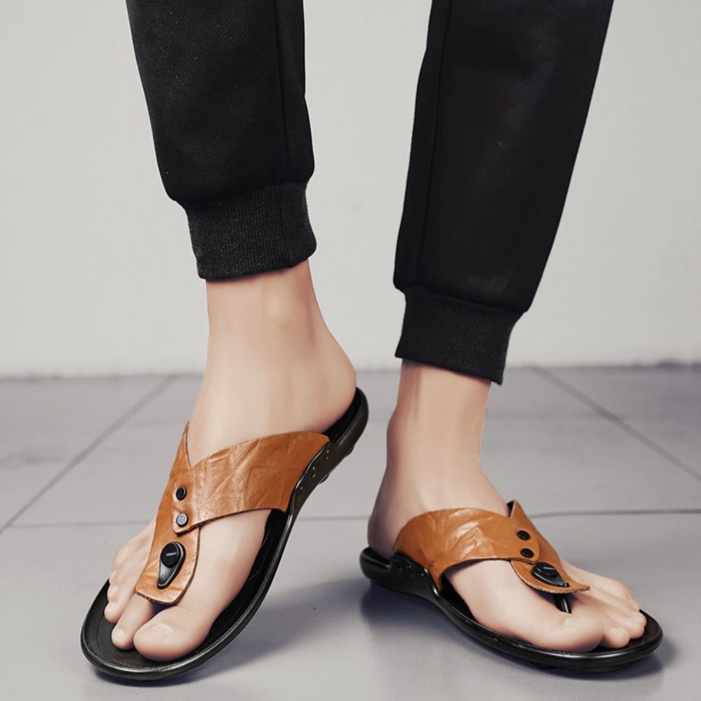 MannSpire | Robuste Ledersandalen für Herren