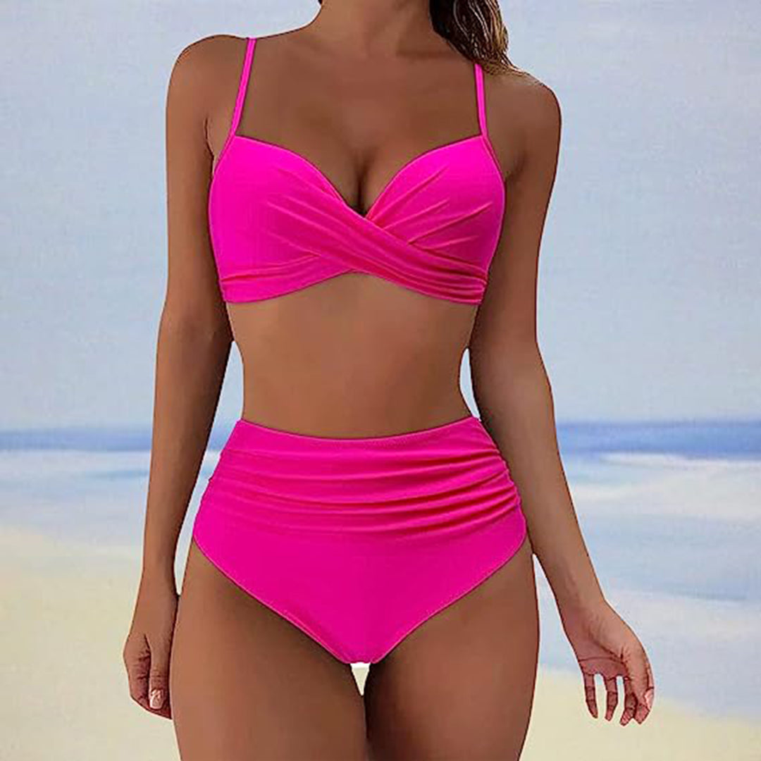 Modischer Bikini mit hoher Taille | Calexia