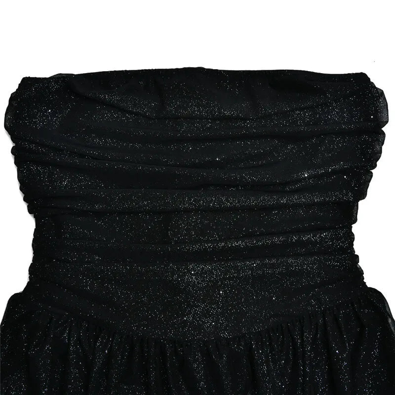 Tube Sparkly Tutu-Minikleid | Silvester- und Weihnachtskleid | Derka