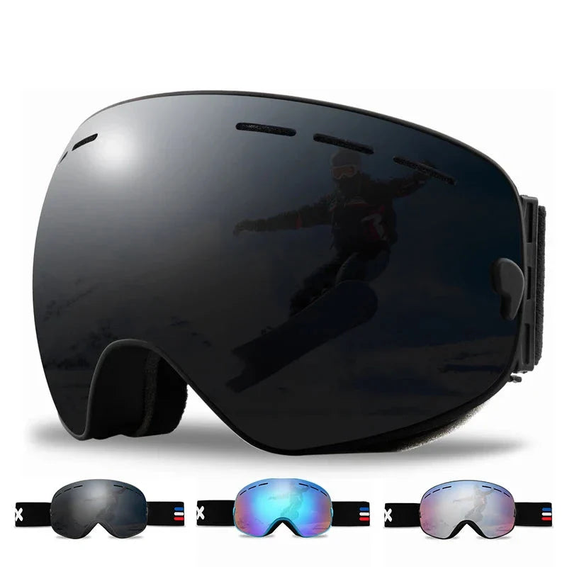 Doppelglas Anti-Fog Skibrille für Outdoor-Sportarten, Snowboard und Schneesport | Elox