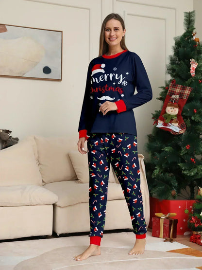 Neues passendes Familien-Pyjama-Set mit "Merry Christmas"-Aufdruck | Golly