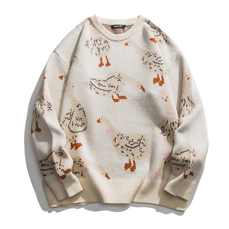 Goose | Herren-Sweatshirt mit Gänse- und Enten-Print