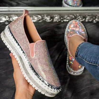 Kreyla | Glitzernde Orthopädische SommerSchuhe für Damen