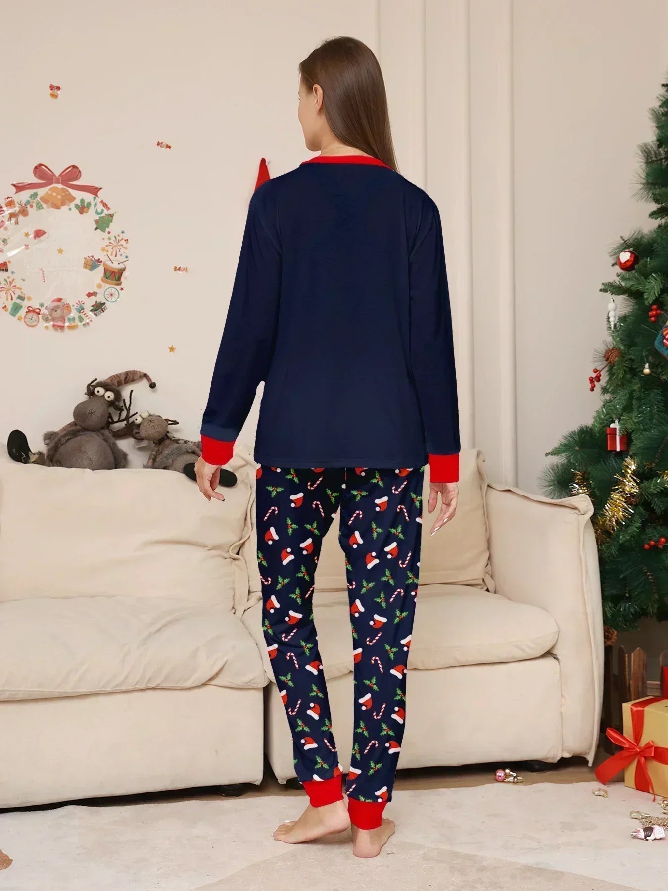 Neues passendes Familien-Pyjama-Set mit "Merry Christmas"-Aufdruck | Golly