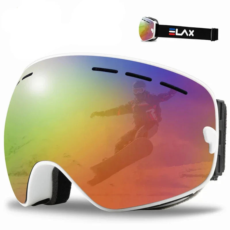 Doppelglas Anti-Fog Skibrille für Outdoor-Sportarten, Snowboard und Schneesport | Elox