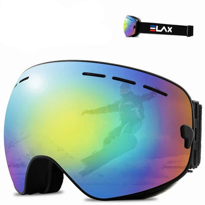 Doppelglas Anti-Fog Skibrille für Outdoor-Sportarten, Snowboard und Schneesport | Elox