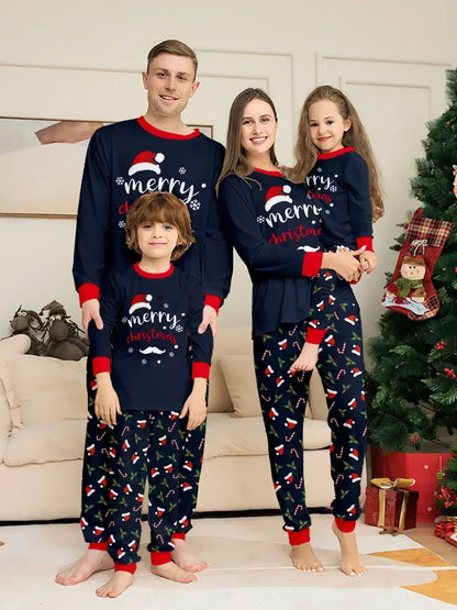 Neues passendes Familien-Pyjama-Set mit "Merry Christmas"-Aufdruck | Golly