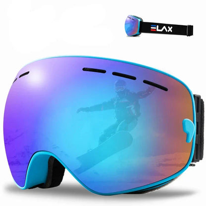 Doppelglas Anti-Fog Skibrille für Outdoor-Sportarten, Snowboard und Schneesport | Elox