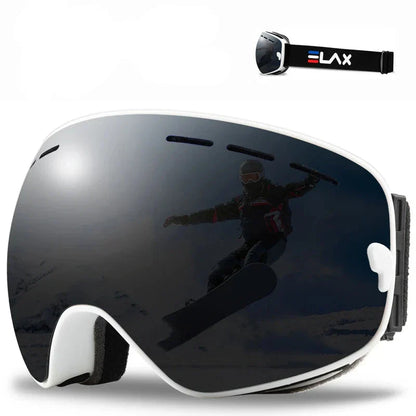 Doppelglas Anti-Fog Skibrille für Outdoor-Sportarten, Snowboard und Schneesport | Elox