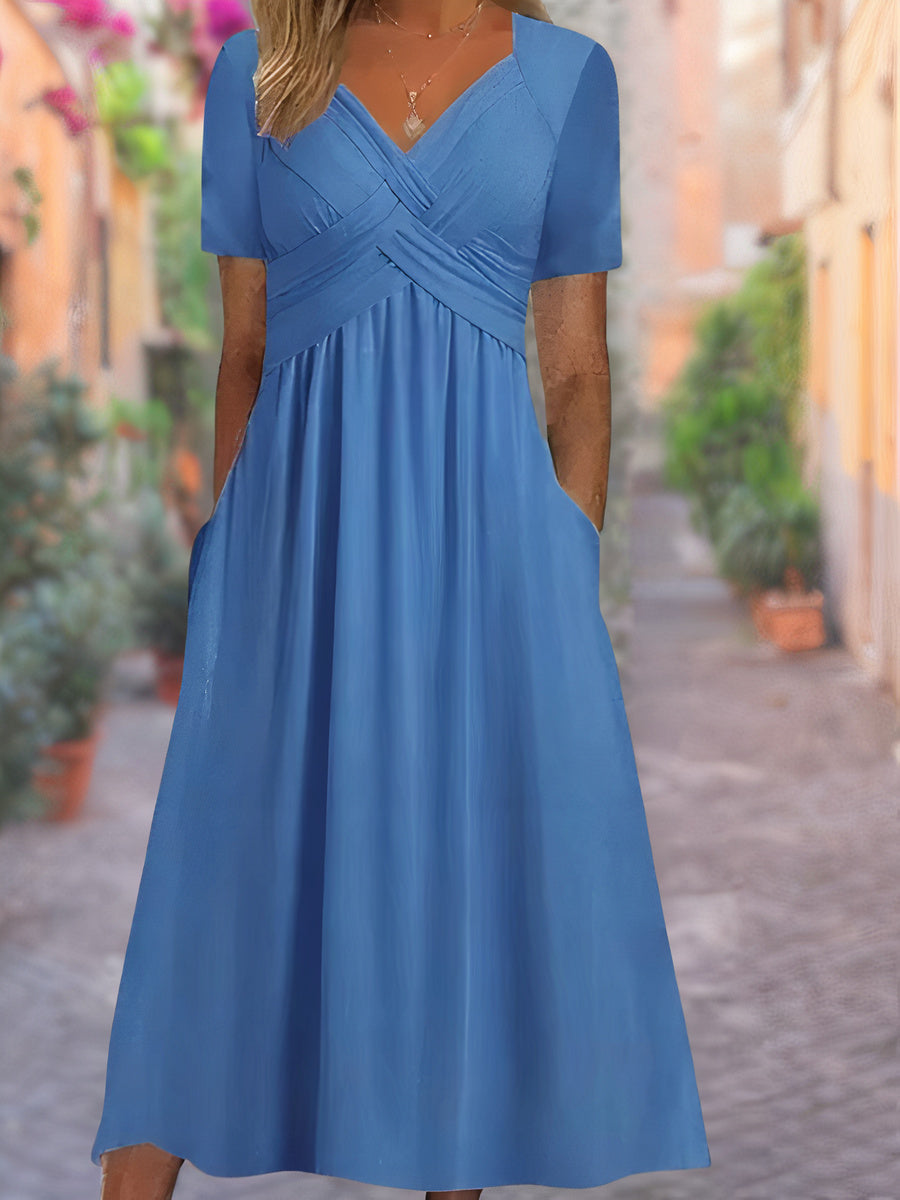 V-Ausschnitt Sommerkleid | Sellyn