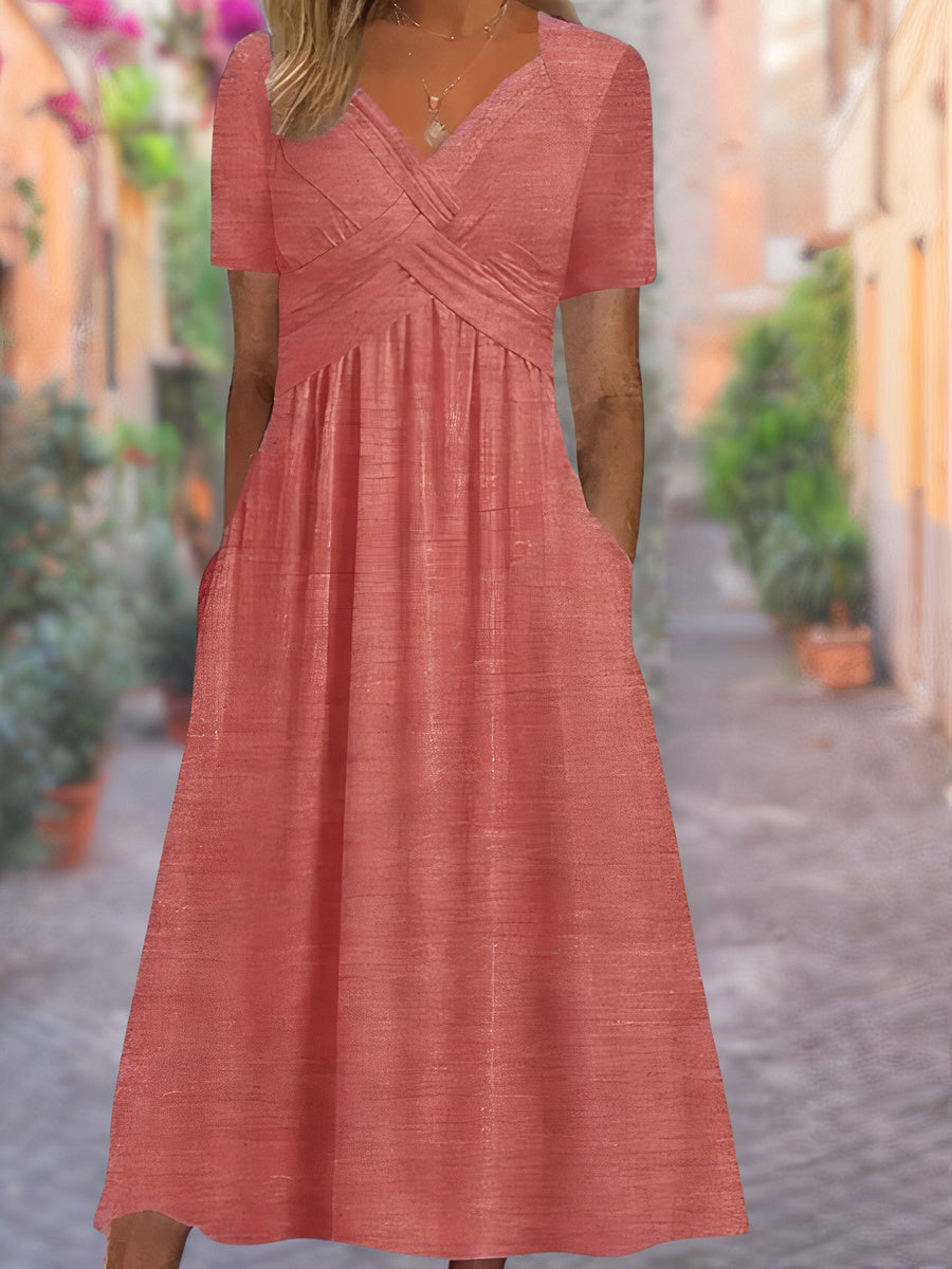 V-Ausschnitt Sommerkleid | Sellyn