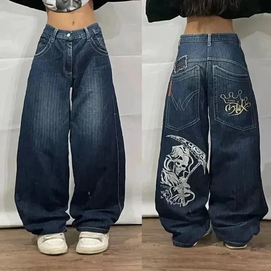 Y2K Baggy Harajuku Hosen für Frauen | Shenza