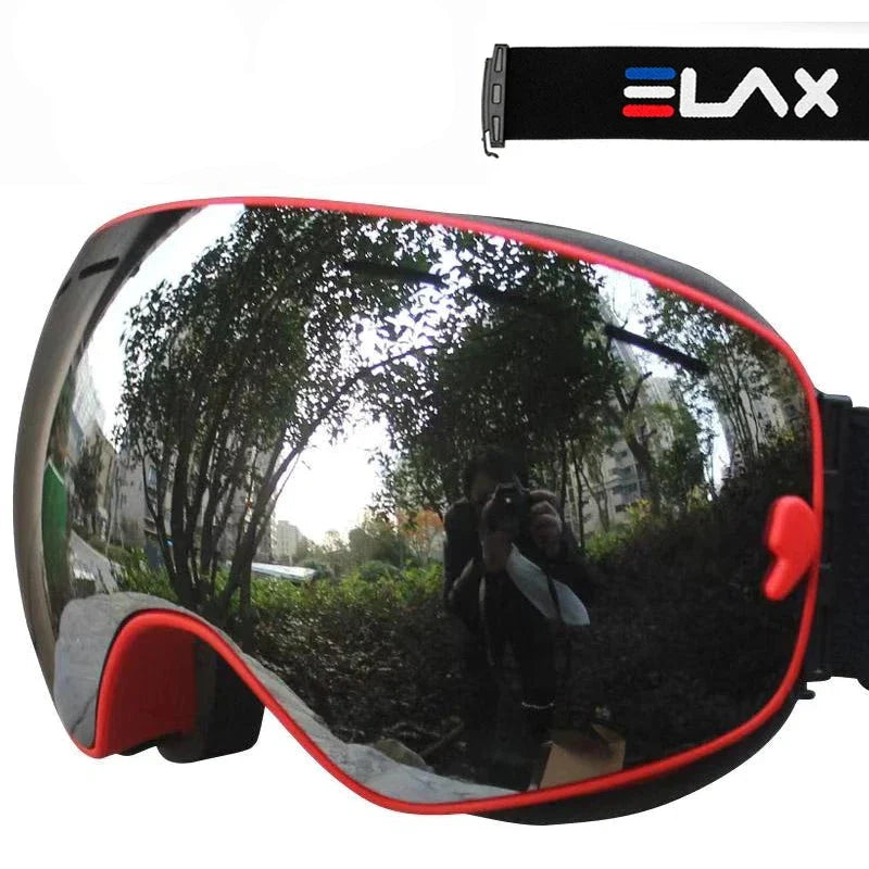 Doppelglas Anti-Fog Skibrille für Outdoor-Sportarten, Snowboard und Schneesport | Elox